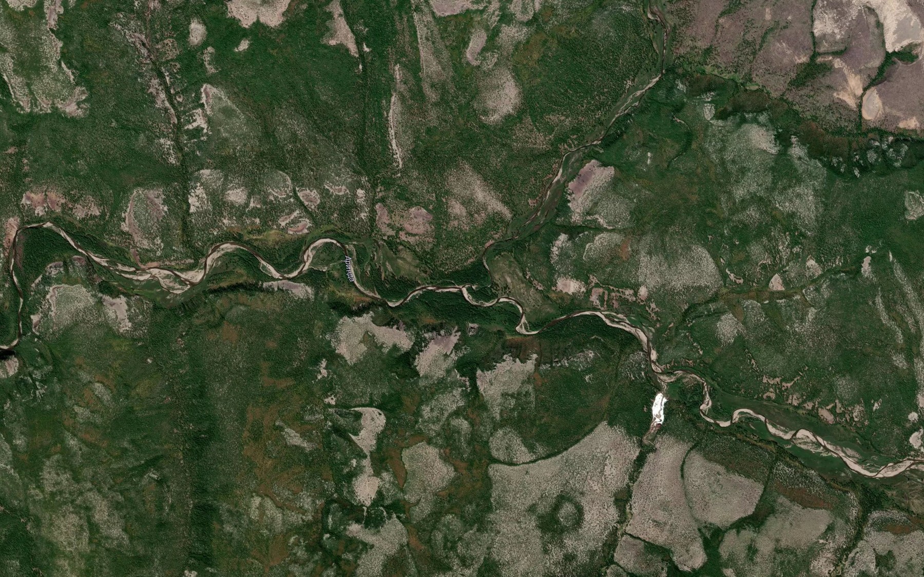 Satellite map of the Amoldikan