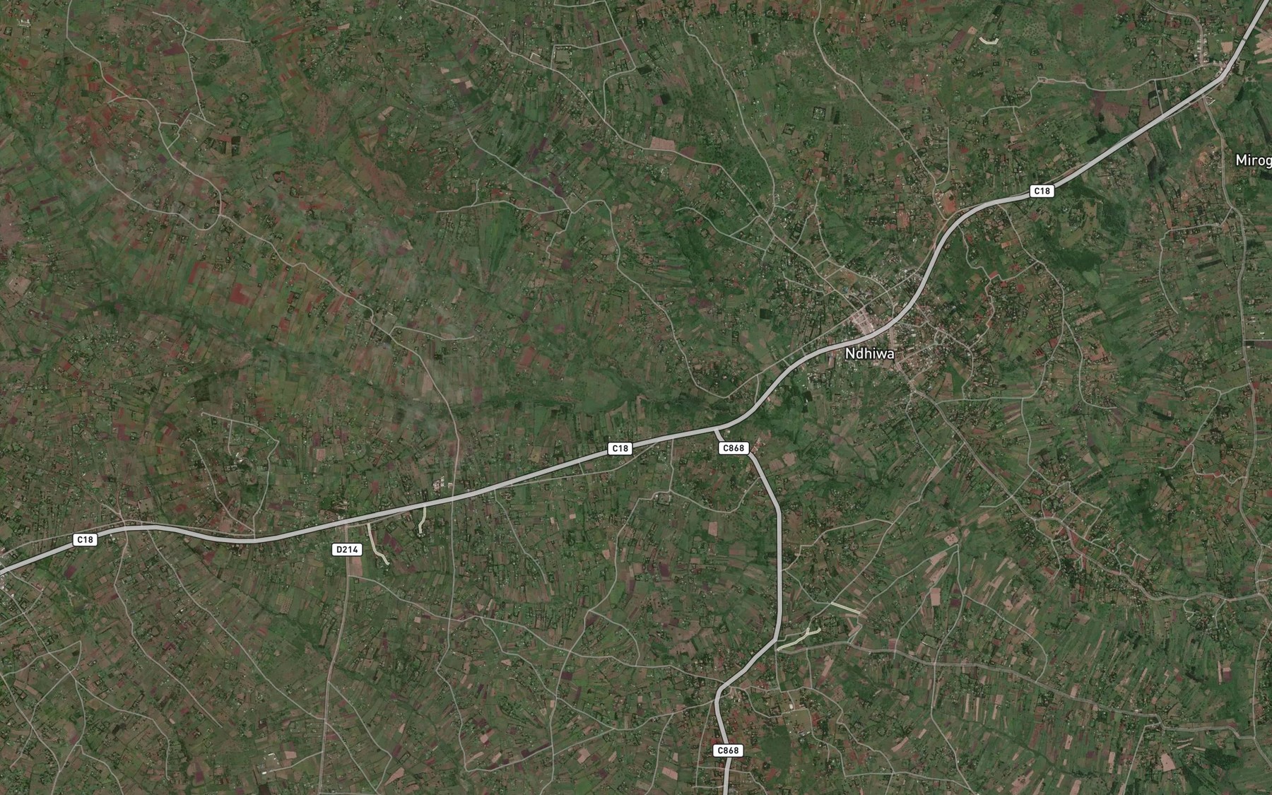 Satellite map of the Kowich