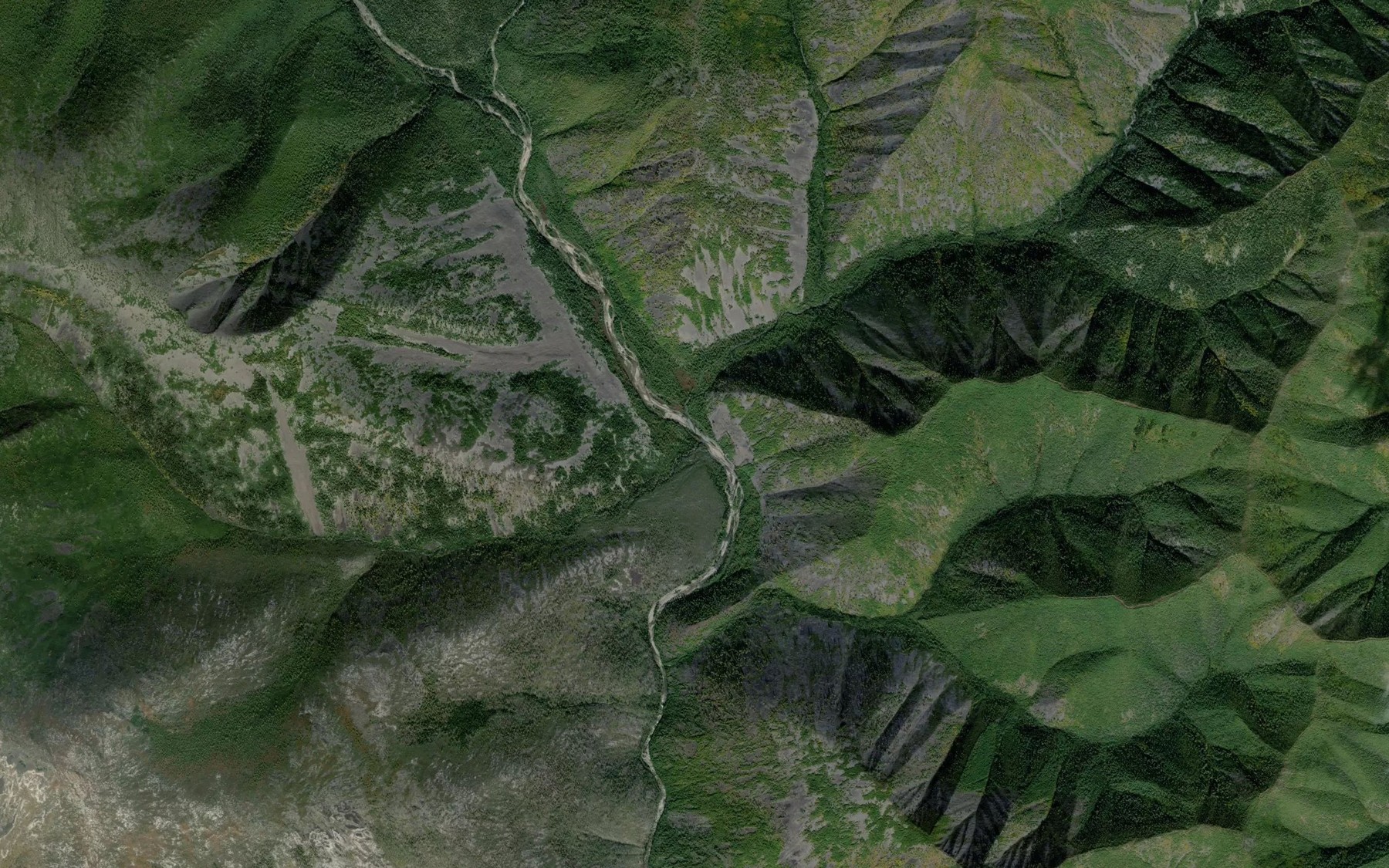 Satellite map of the Bystryanka