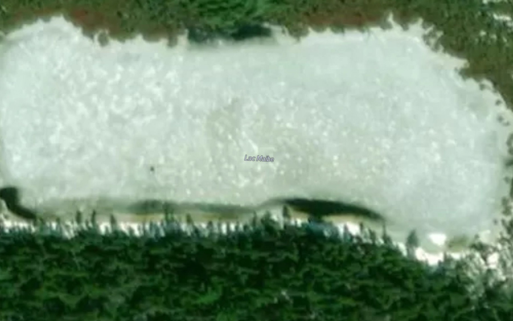 Satellite map of the Lac Maibe