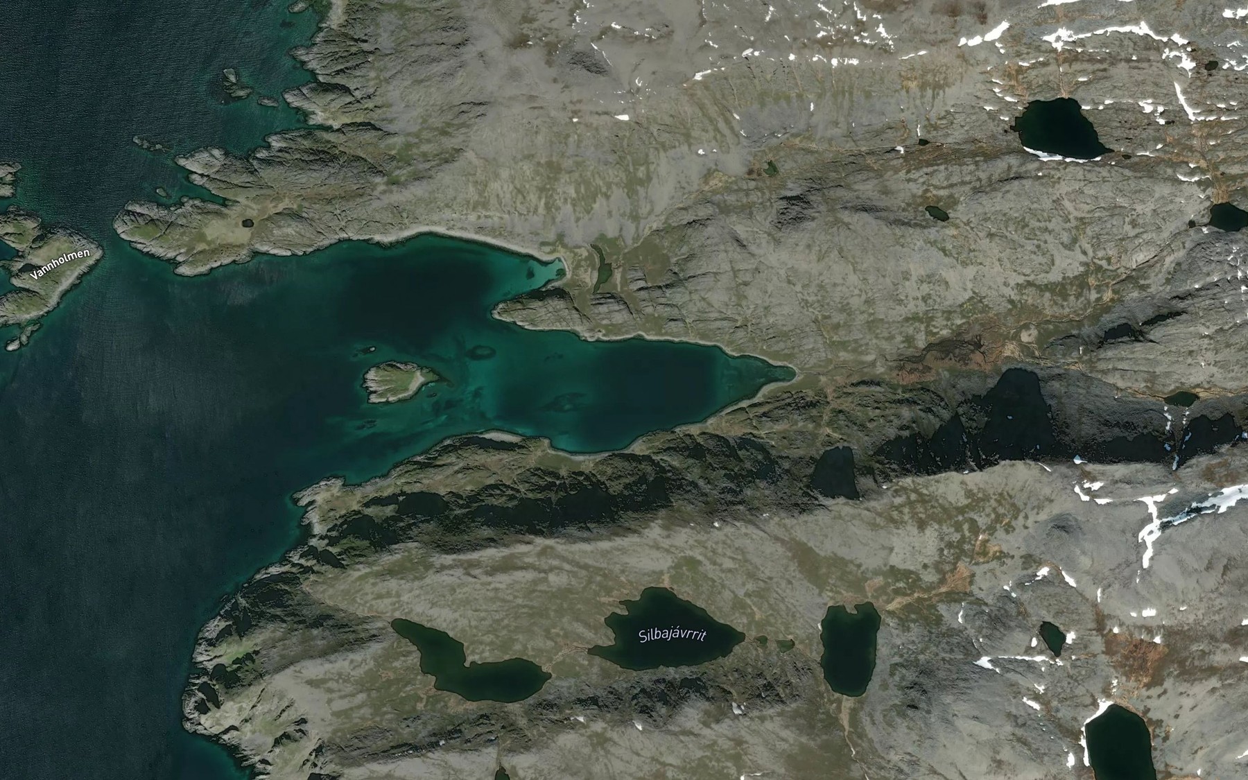 Satellite map of the Inner-Grakollen