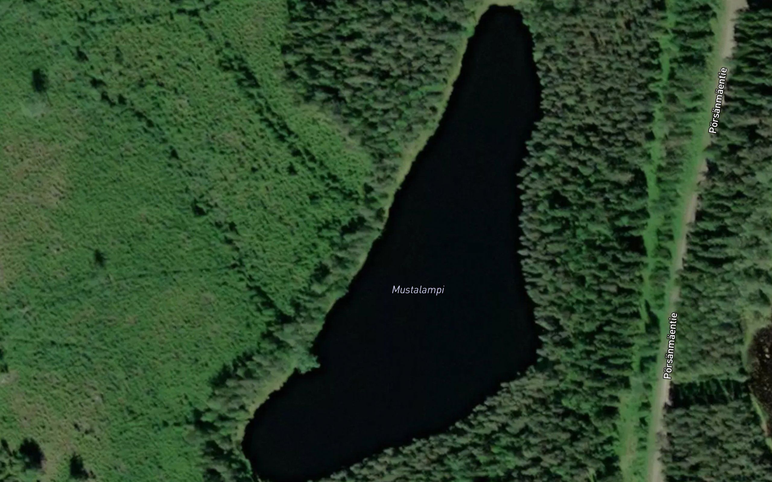 Mustalampi
