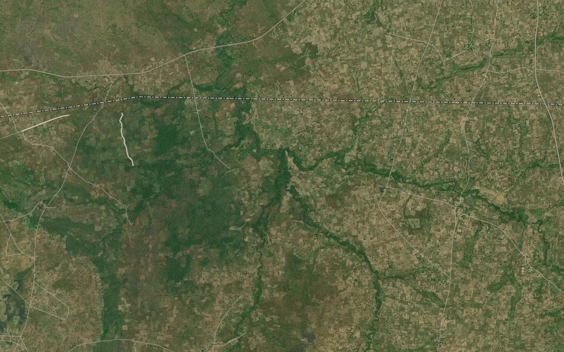 Satellite map of the River Ubuver