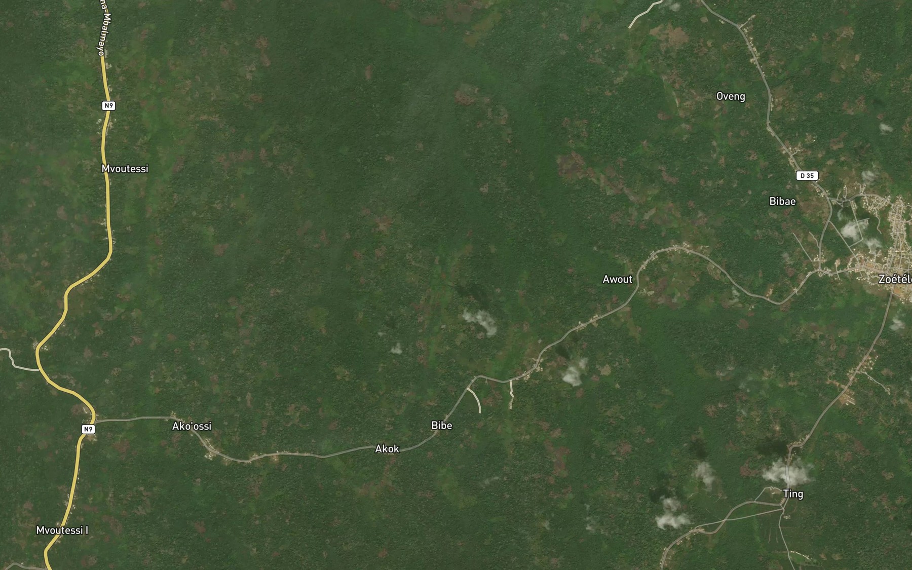 Satellite map of the Otoengok
