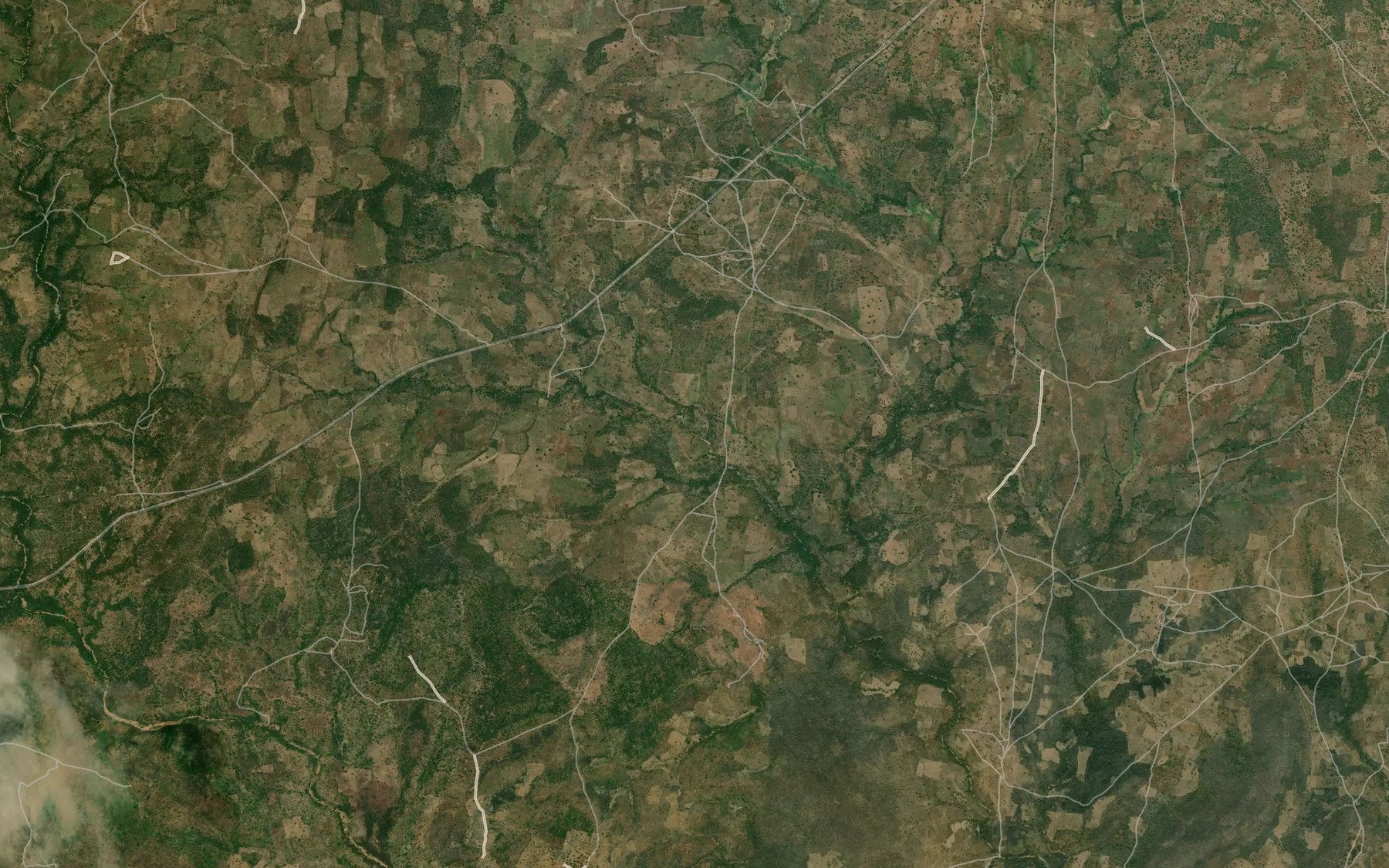 Satellite map of the River Kufinna