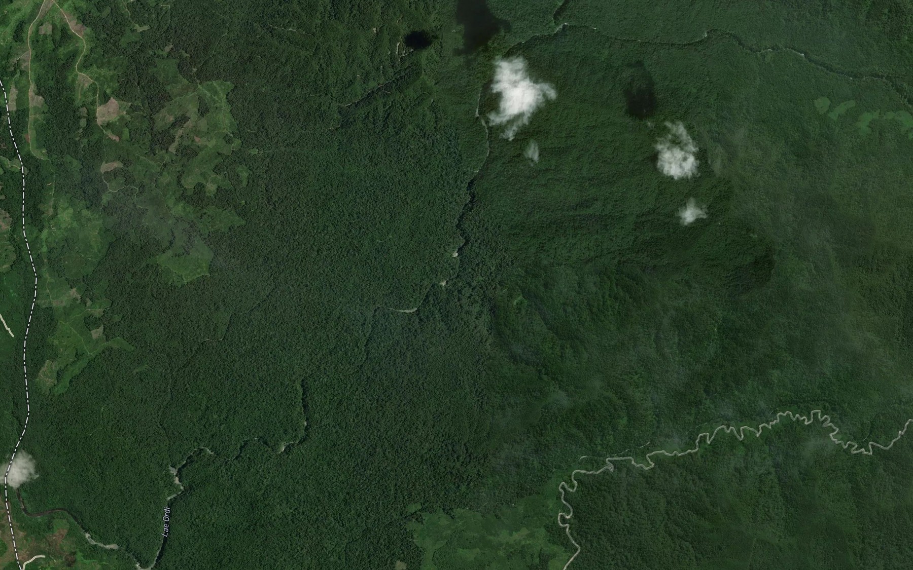 Satellite map of the Lae Parira