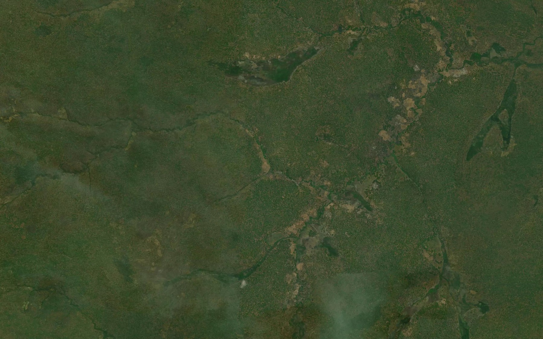 Satellite map of the Kalusonso