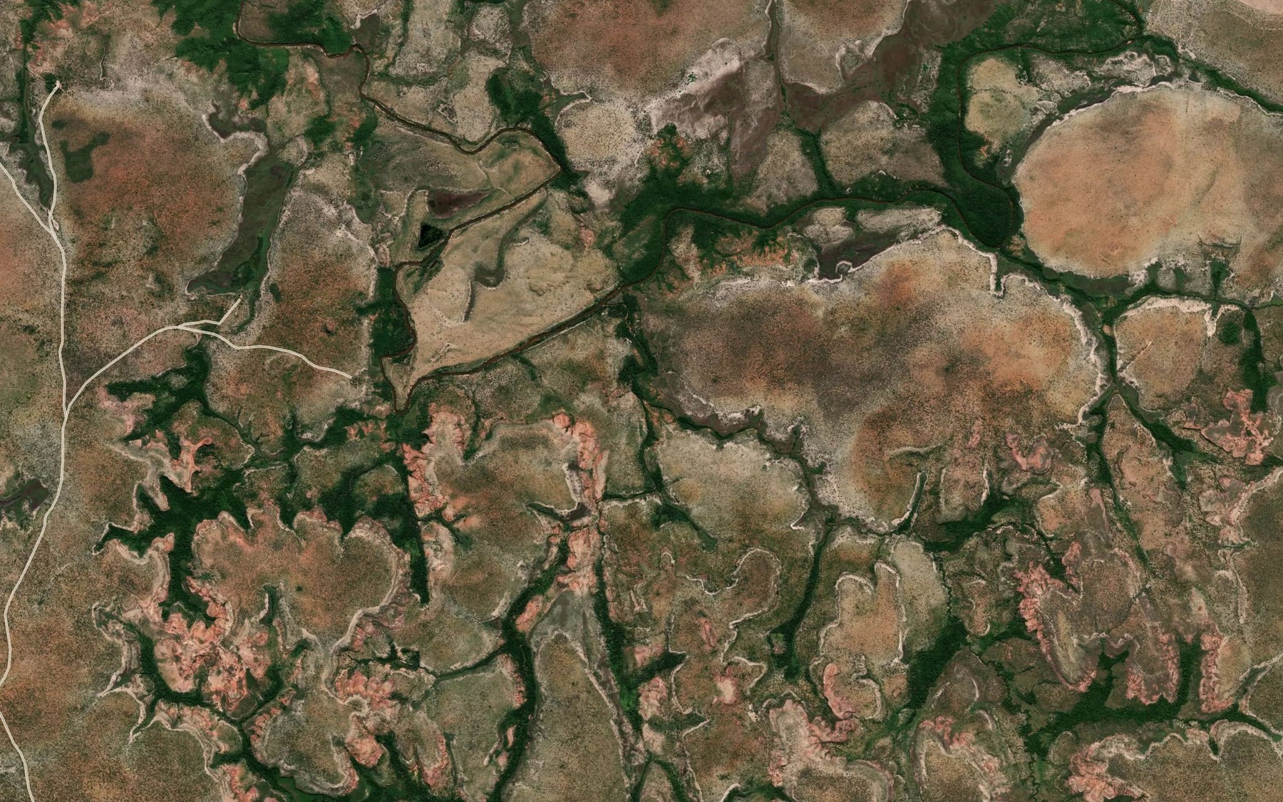 Satellite map of the Corrego Pequi