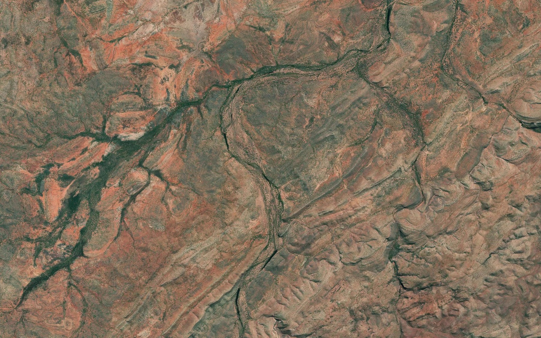 Satellite map of the Black Tea Tree Creek