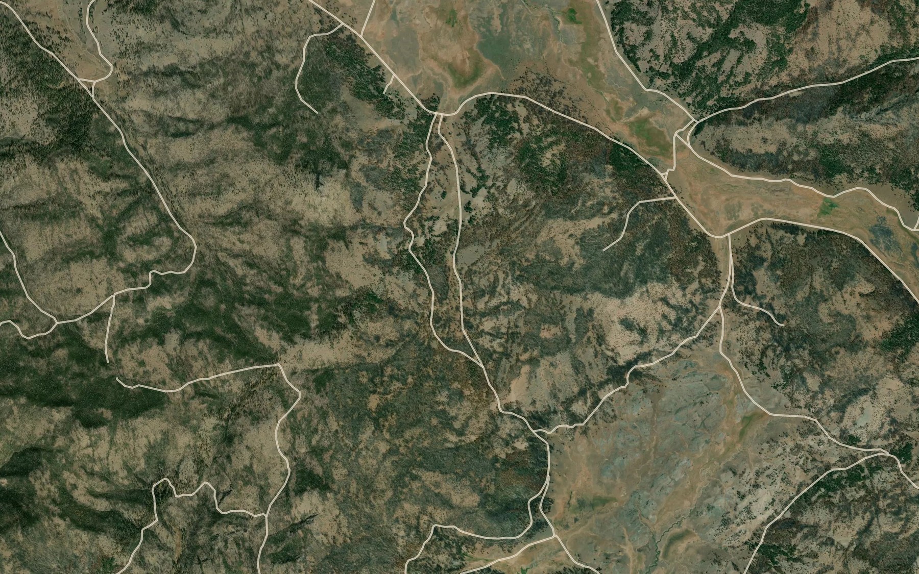 Satellite map of the Oso Kum Spring