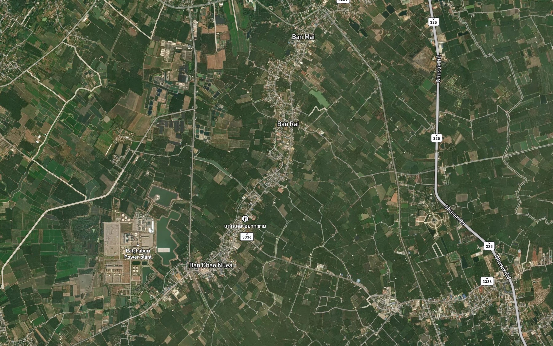 Satellite map of the Lam Bang Sao