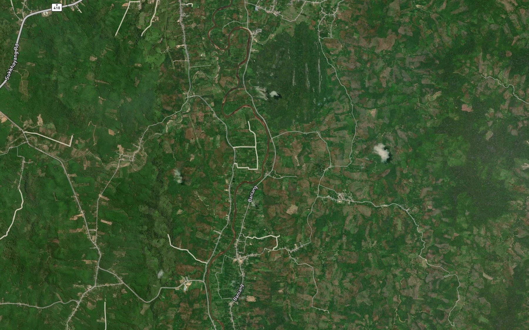 Satellite map of the Khlong Cha Pae Ti Ko