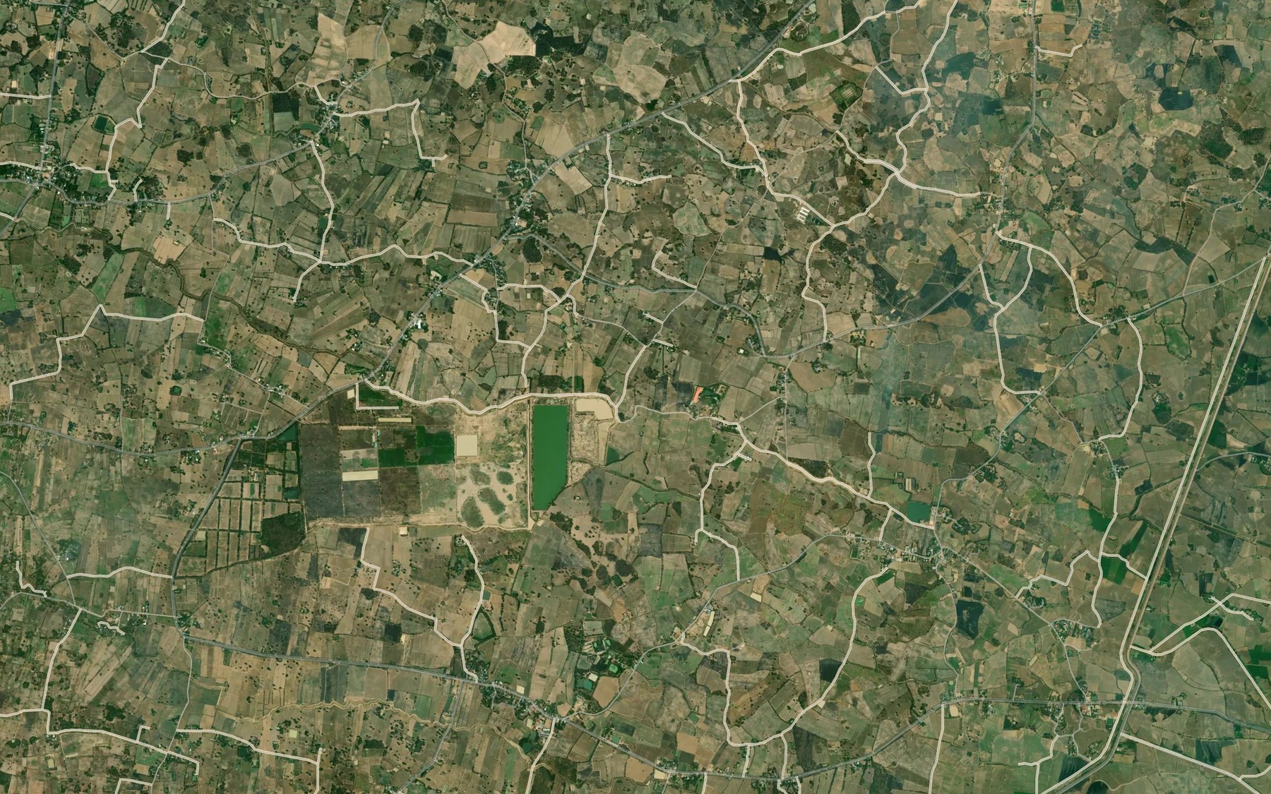 Satellite map of the Khlong Wang Nam