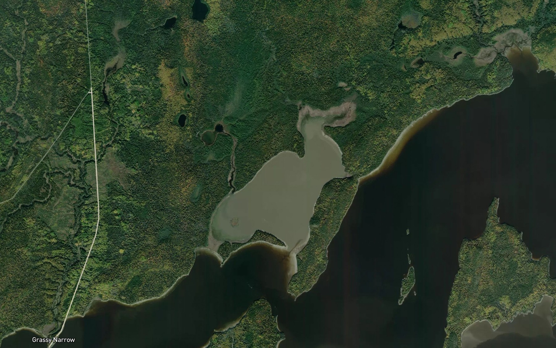 Satellite map of the Baie Dallaire
