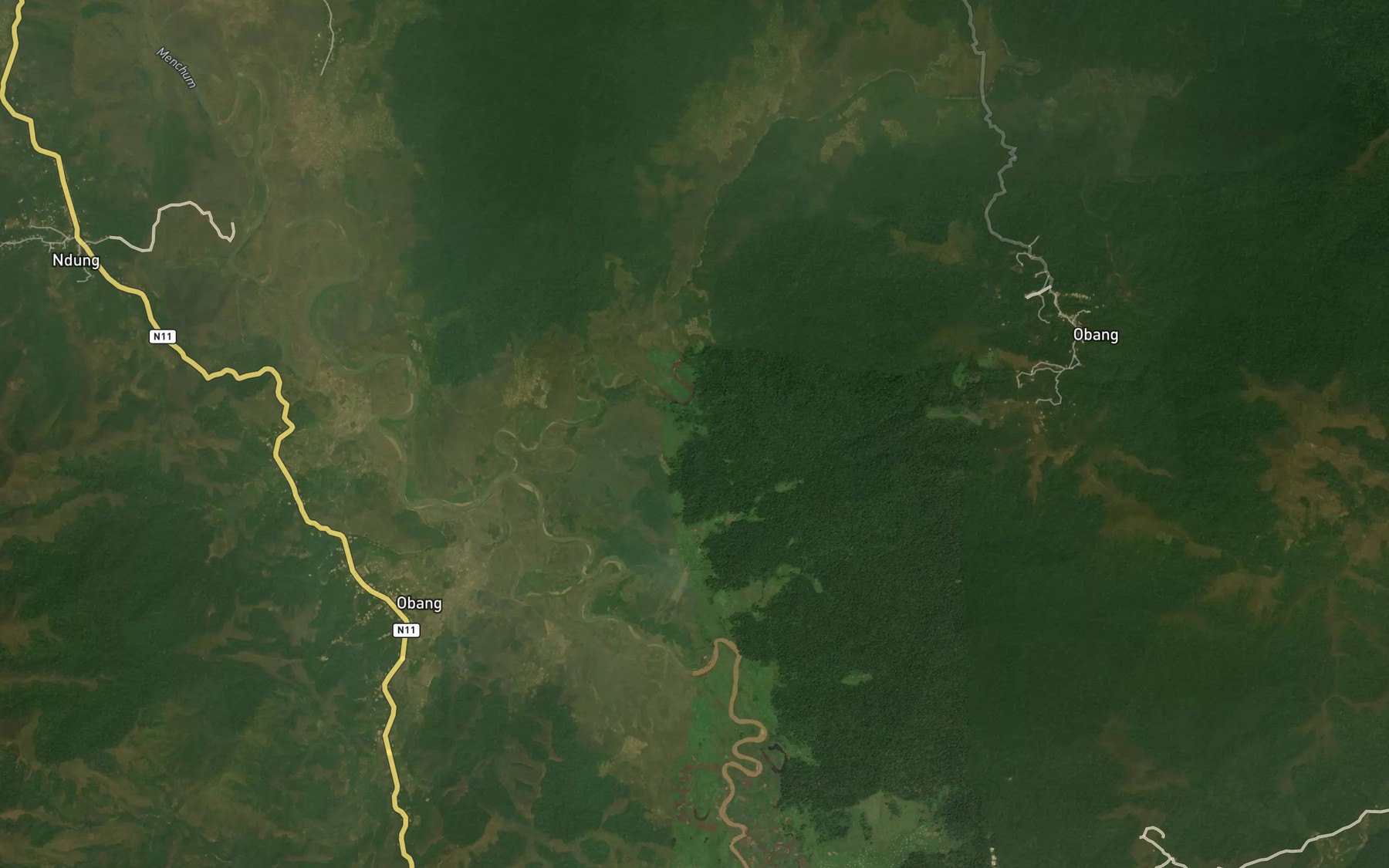 Satellite map of the Mentar