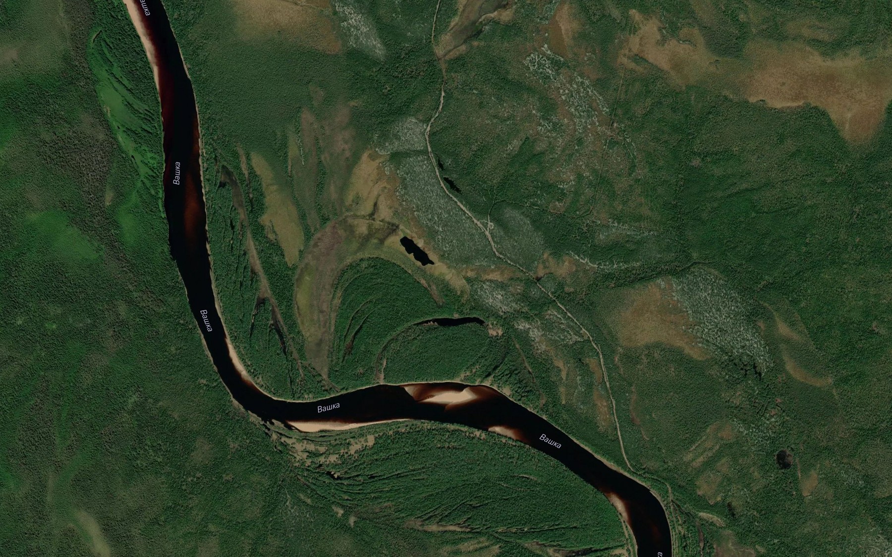Satellite map of the Ozero Sedkyrkoch