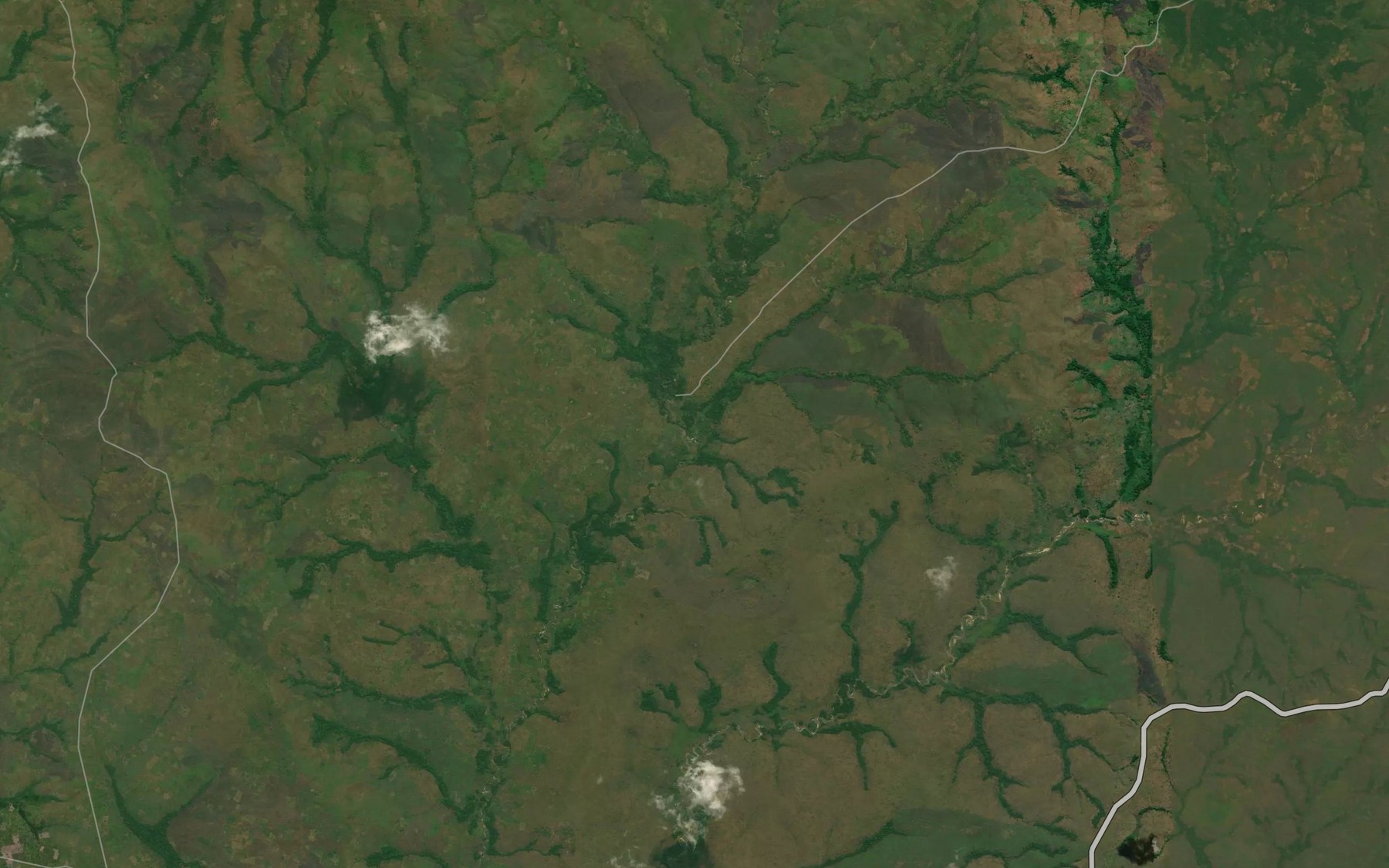 Satellite map of the Butanda
