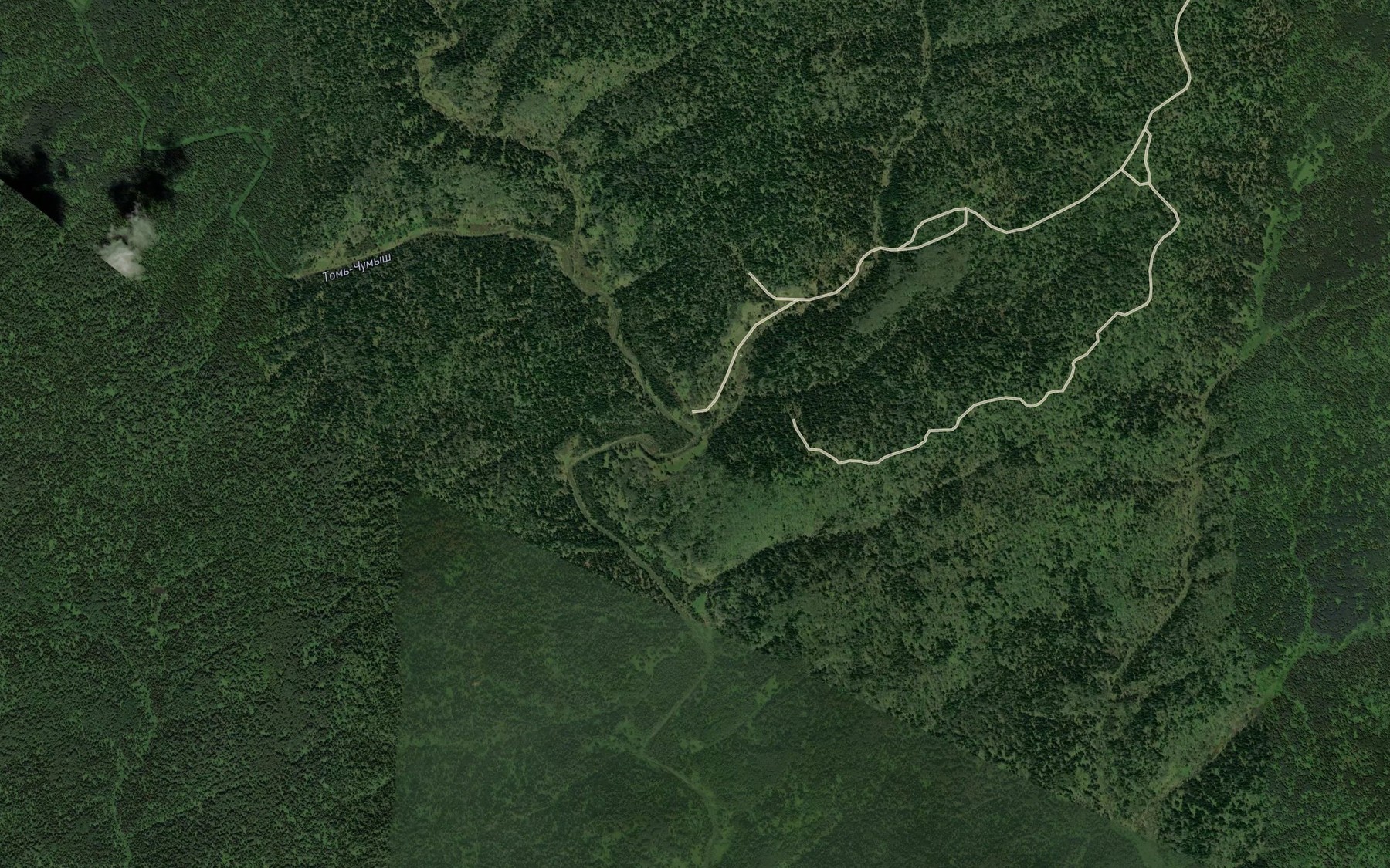 Satellite map of the Kosaya