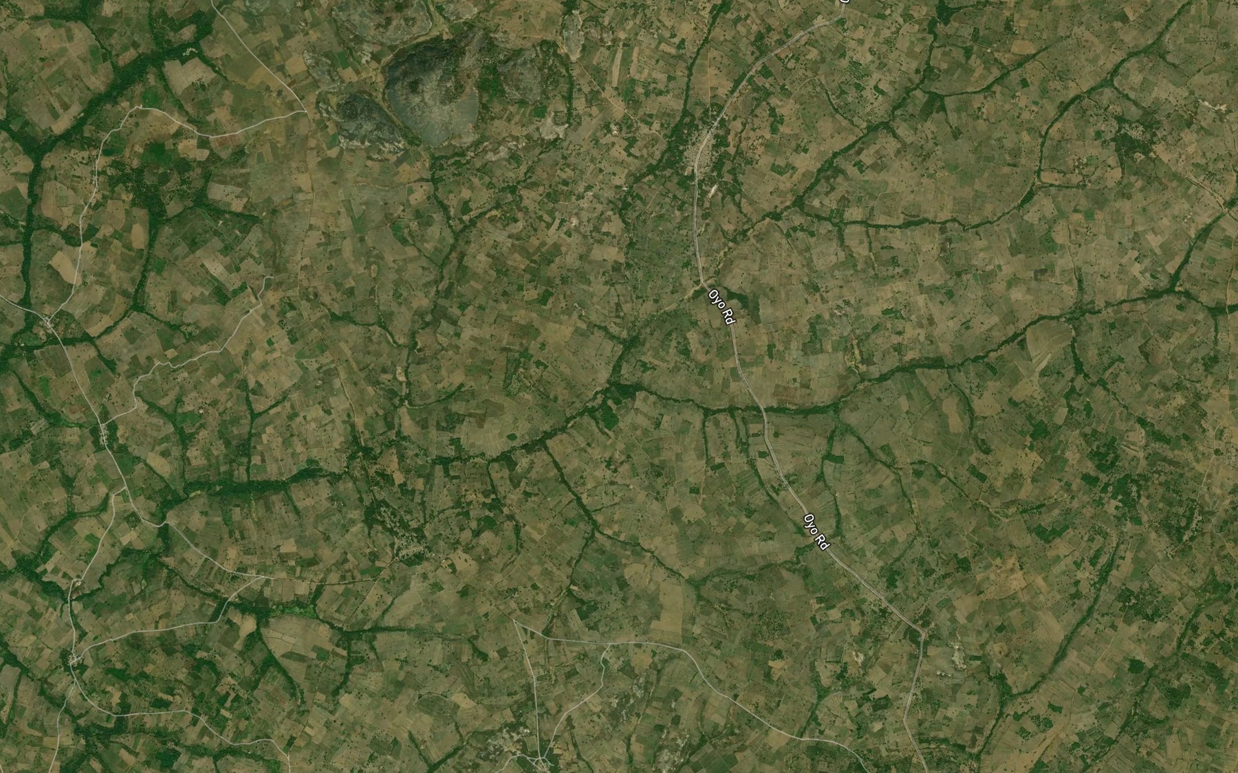 Satellite map of the River Ofe