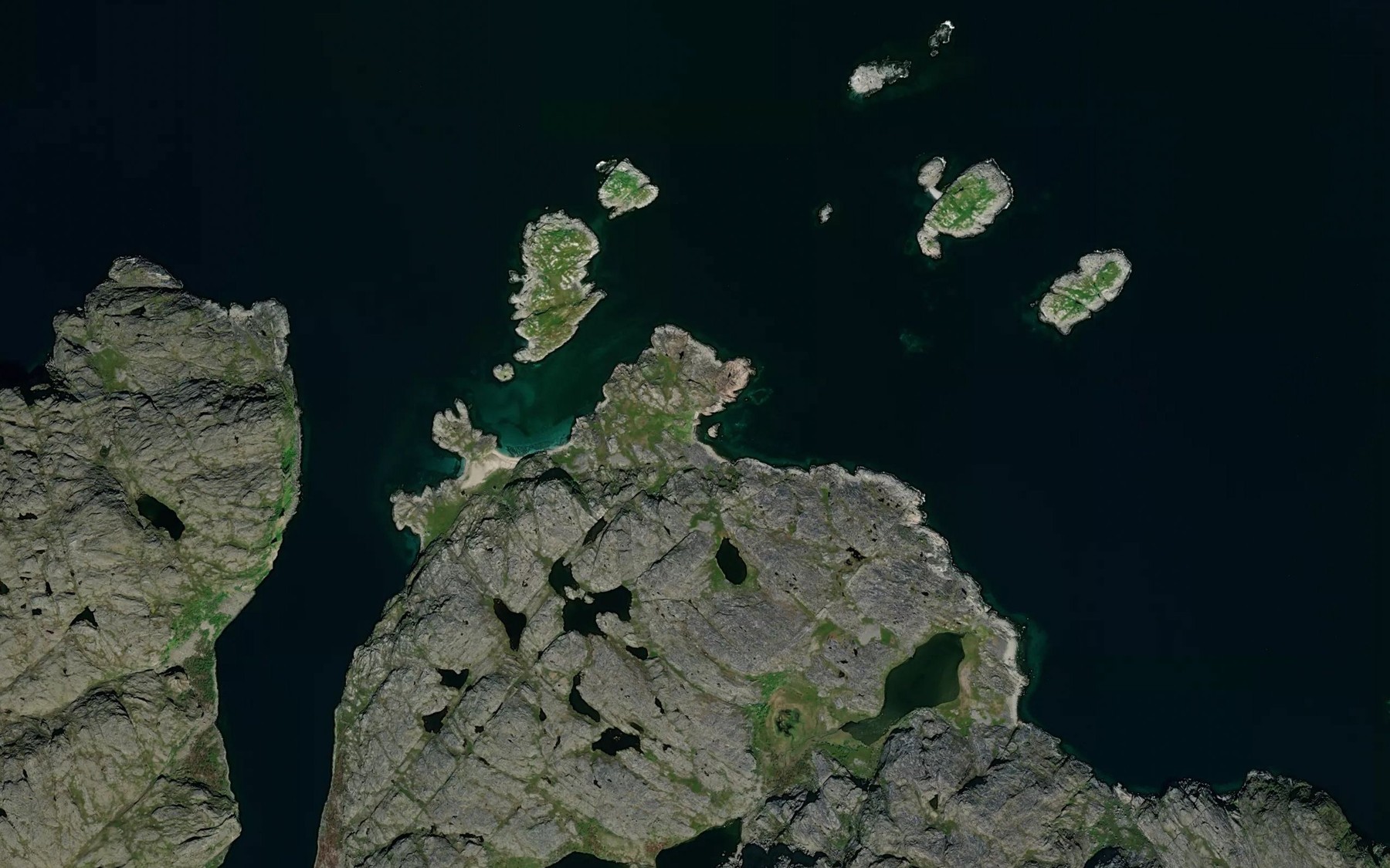 Satellite map of the Asekiidgappi