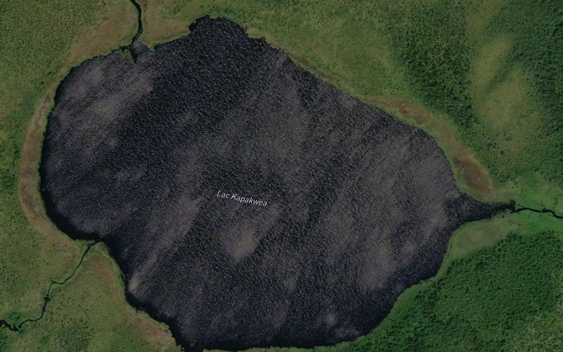 Satellite map of the Lac Kapakwea