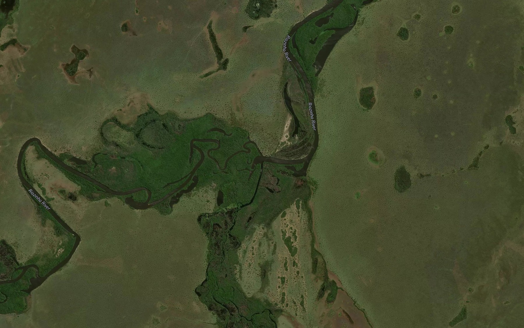 Satellite map of the Rio Randi-Tora