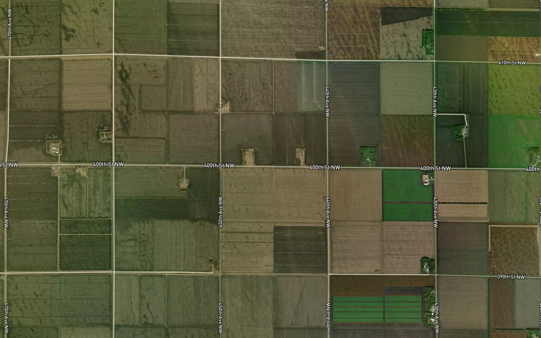 Satellite map of the County Ditch Number Twelve