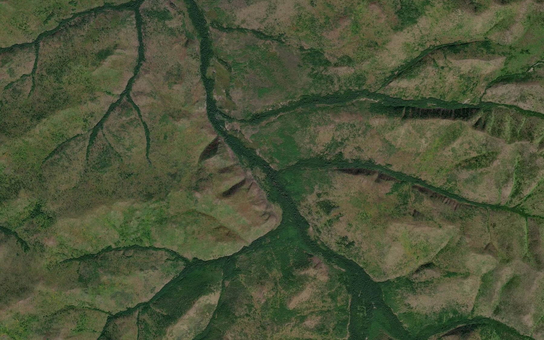 Satellite map of the Svyatoy