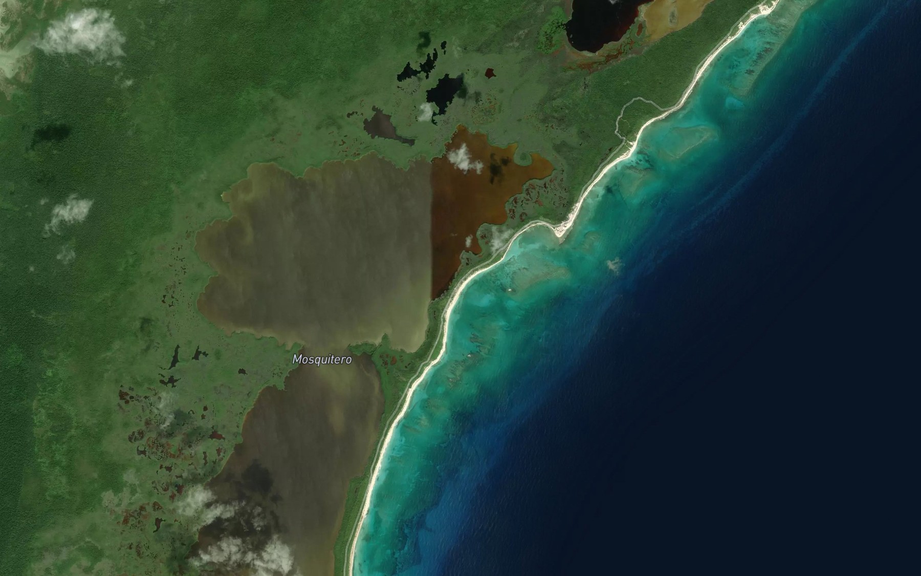 Satellite map of the Tantaman