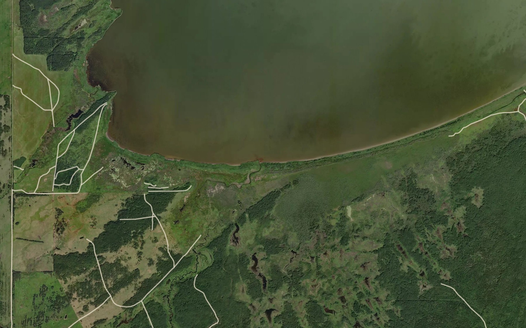 Satellite map of the Big Creek