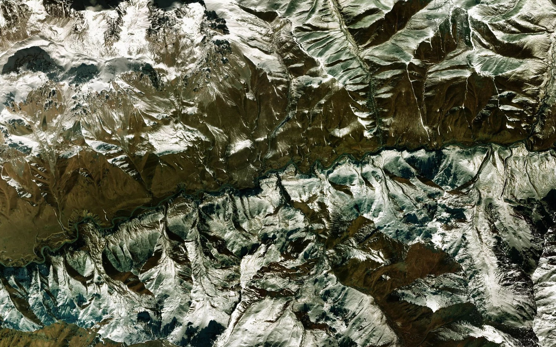 Satellite map of the Charatash