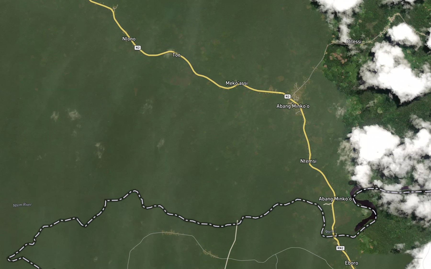 Satellite map of the Tel