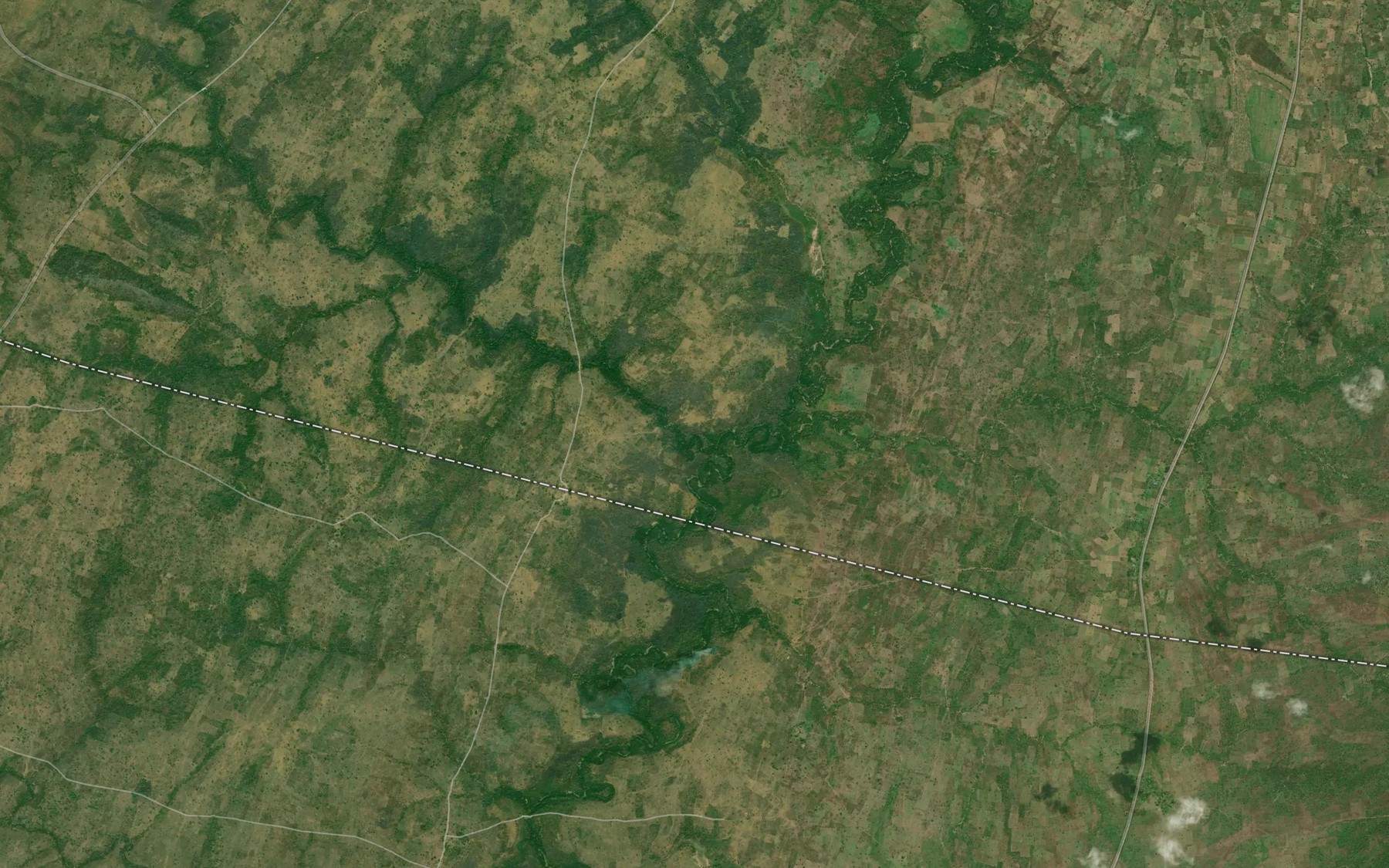Satellite map of the River Ukpera
