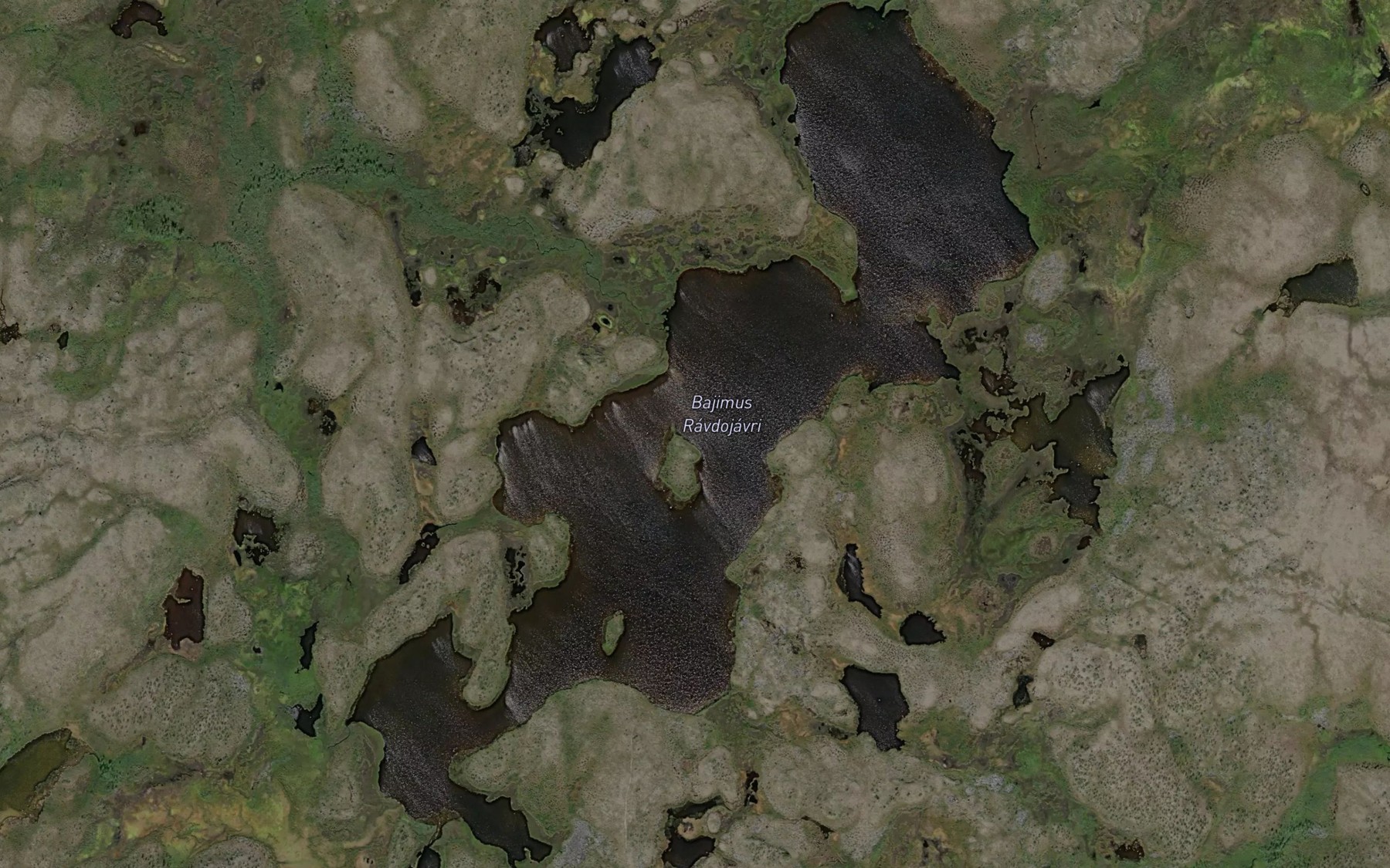 Satellite map of the bajimus Ravdujavri