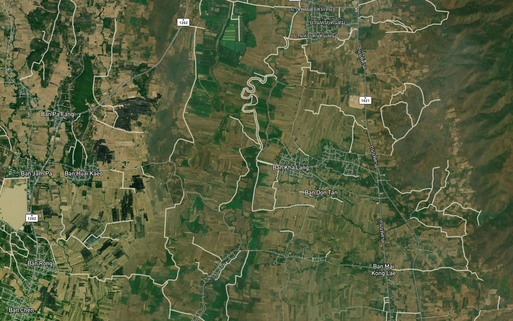 Satellite map of the Huai Pa Sang