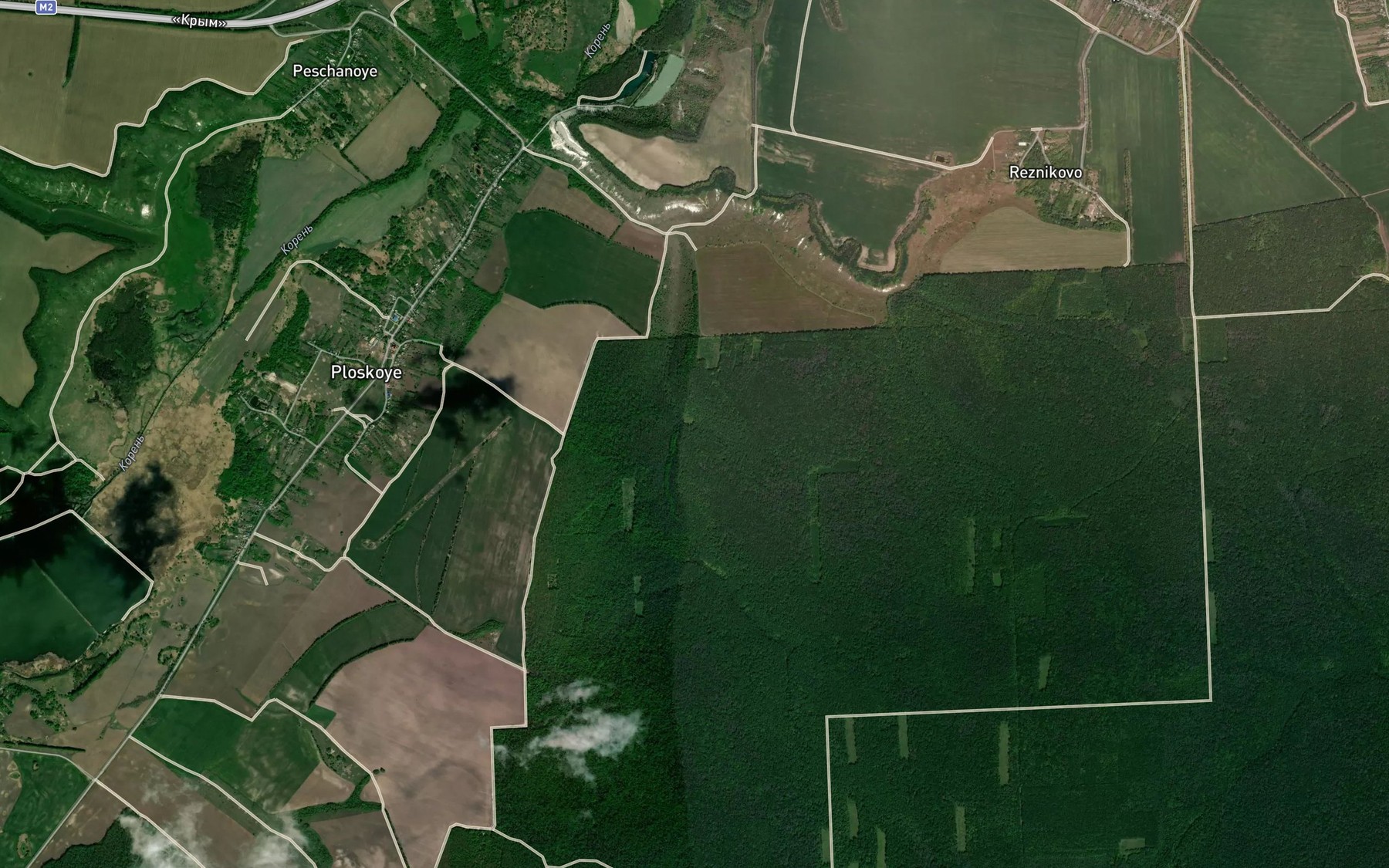 Satellite map of the Balka Moskovskaya