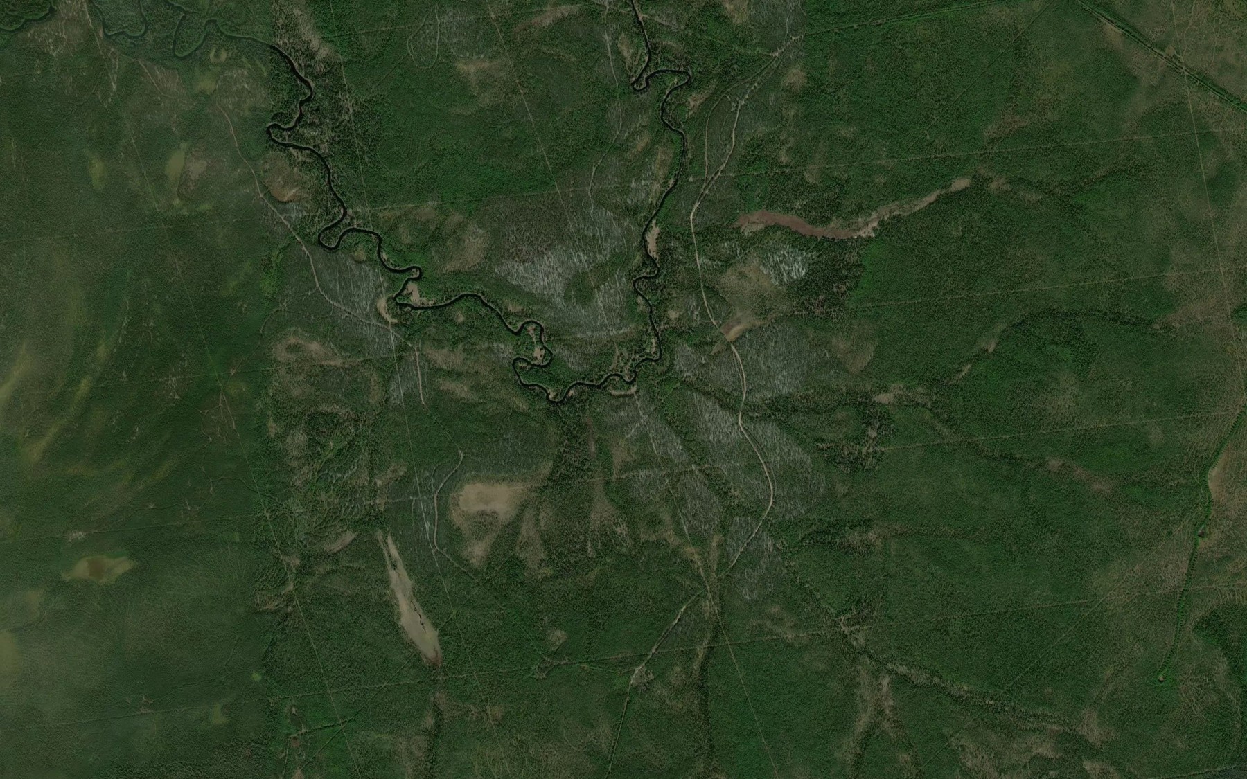 Satellite map of the Kukanyavozh