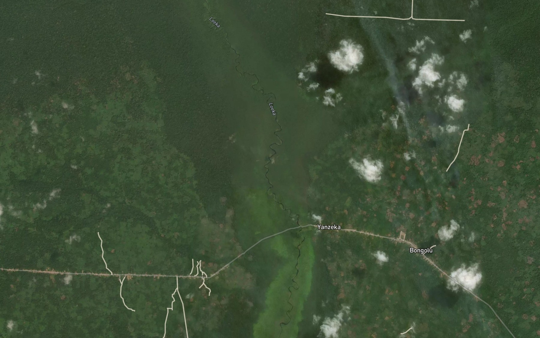 Satellite map of the Mowa