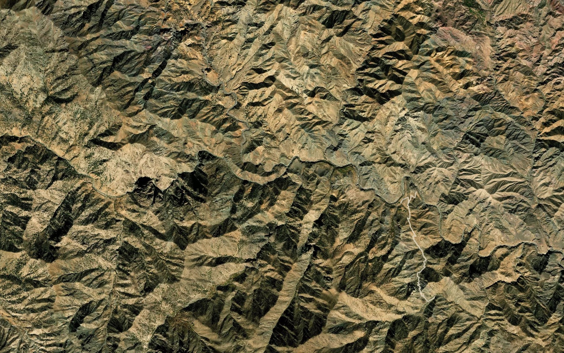 Satellite map of the Rudkhaneh-ye Sartaqi