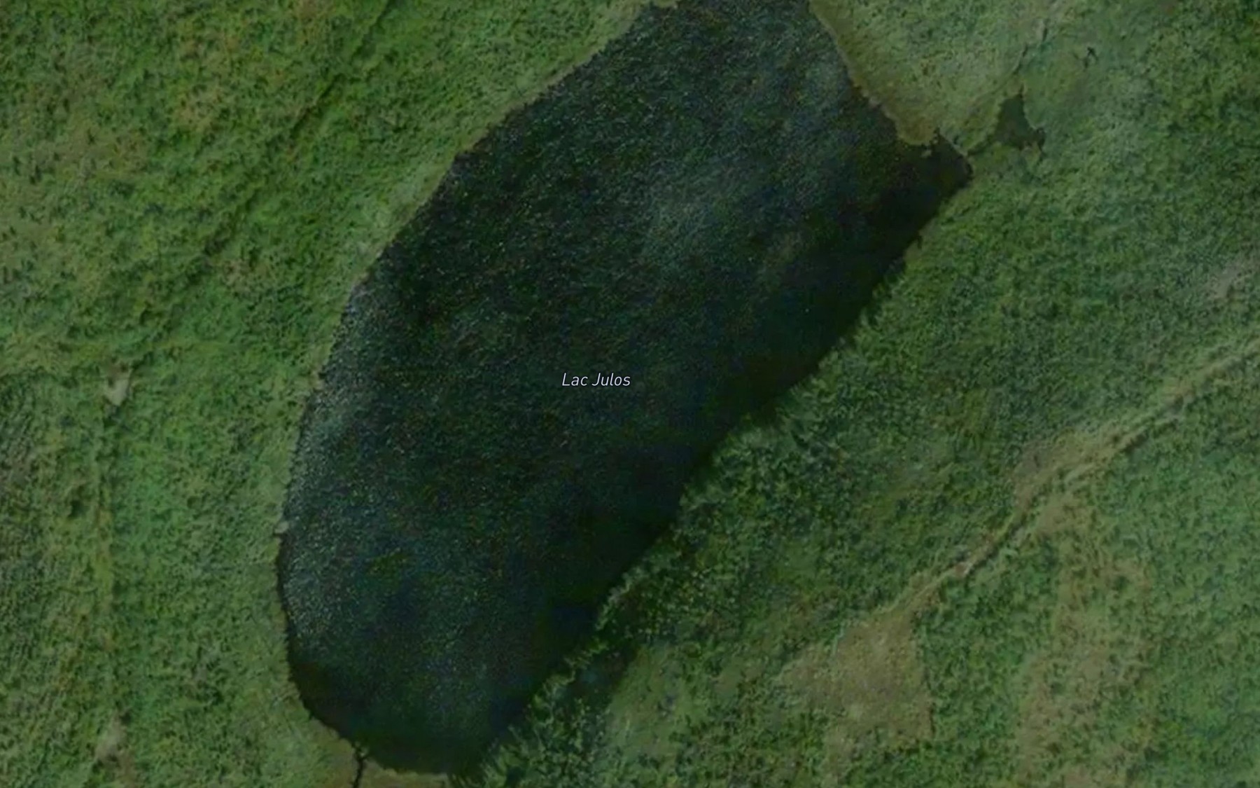 Satellite map of the Lac Julos