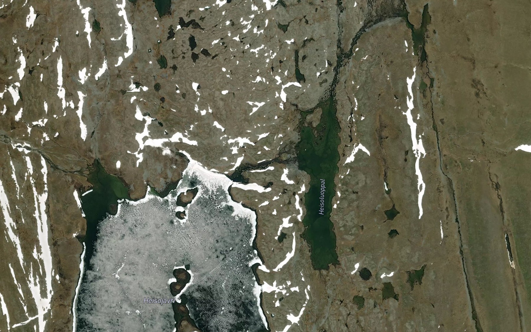 Satellite map of the Heisujakka