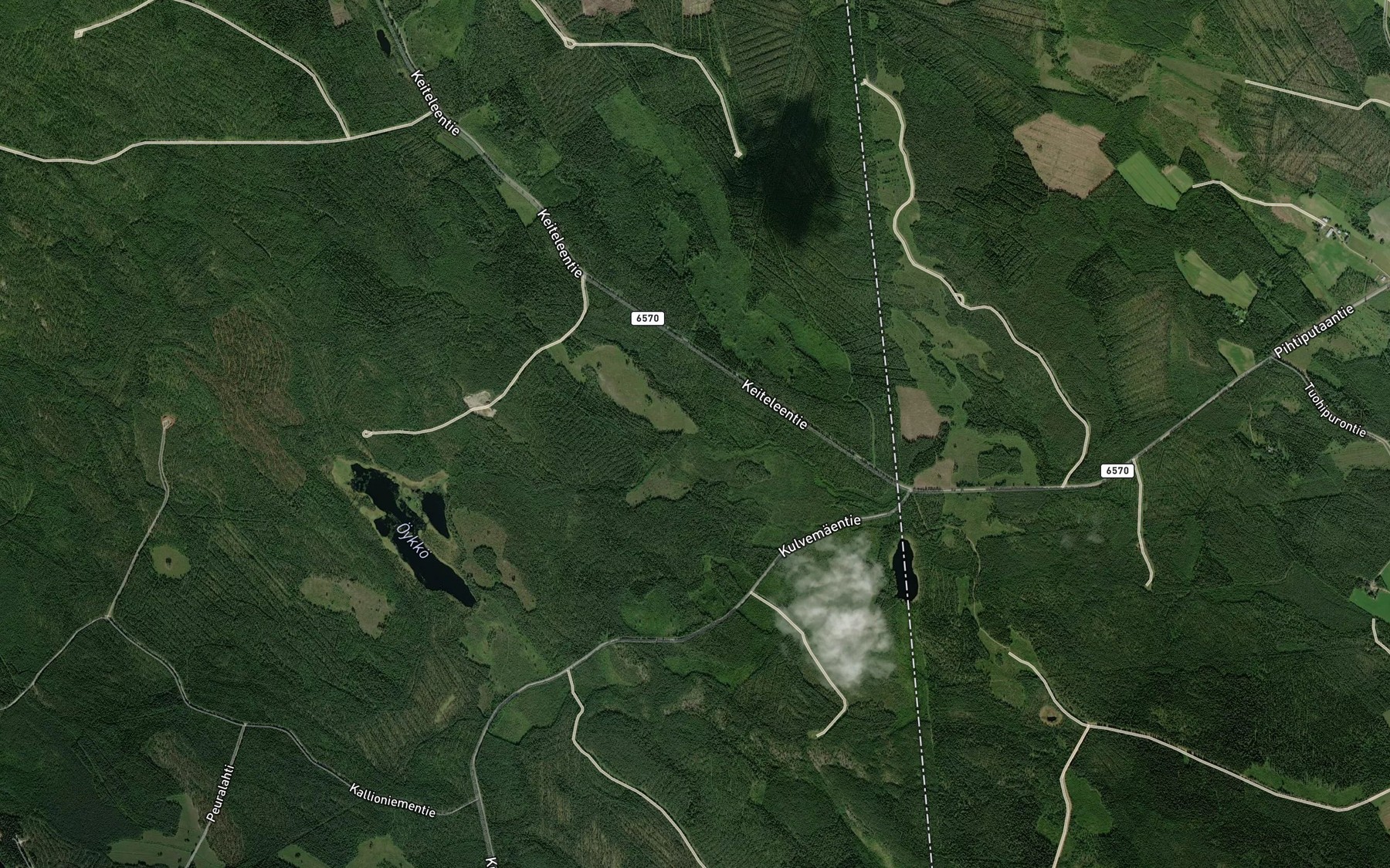 Satellite map of the Oykonpuro
