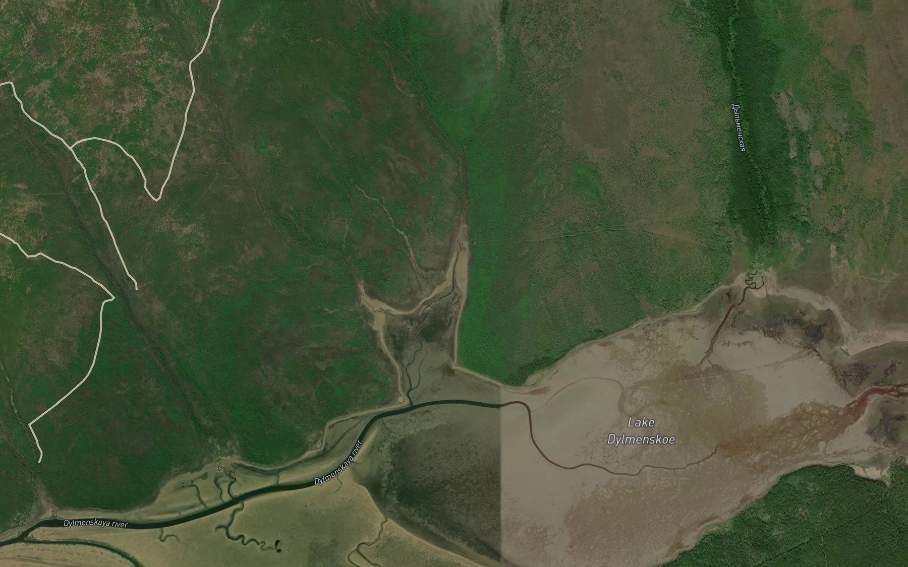 Satellite map of the Sorokin