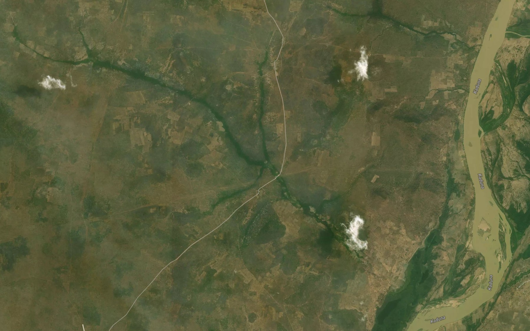 Satellite map of the River Tumugi