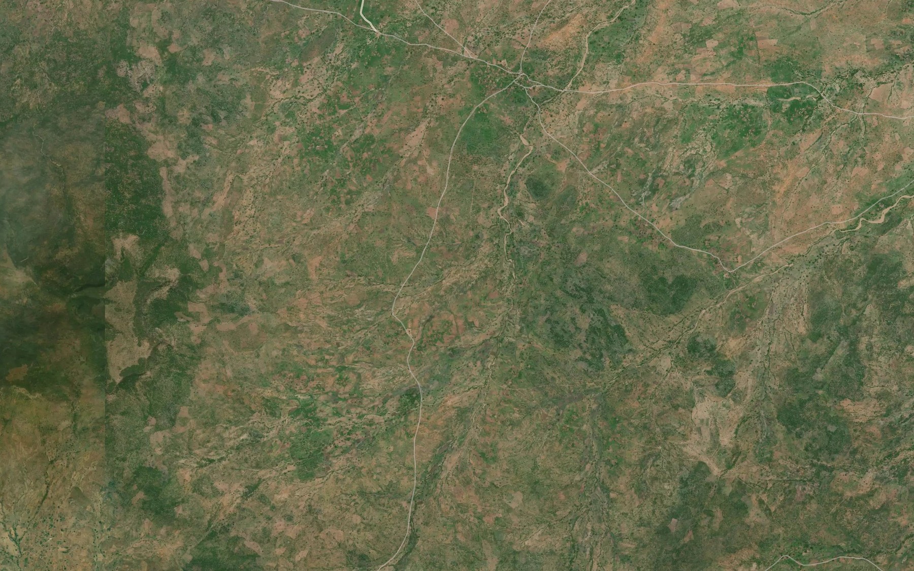 Satellite map of the River Mamdi