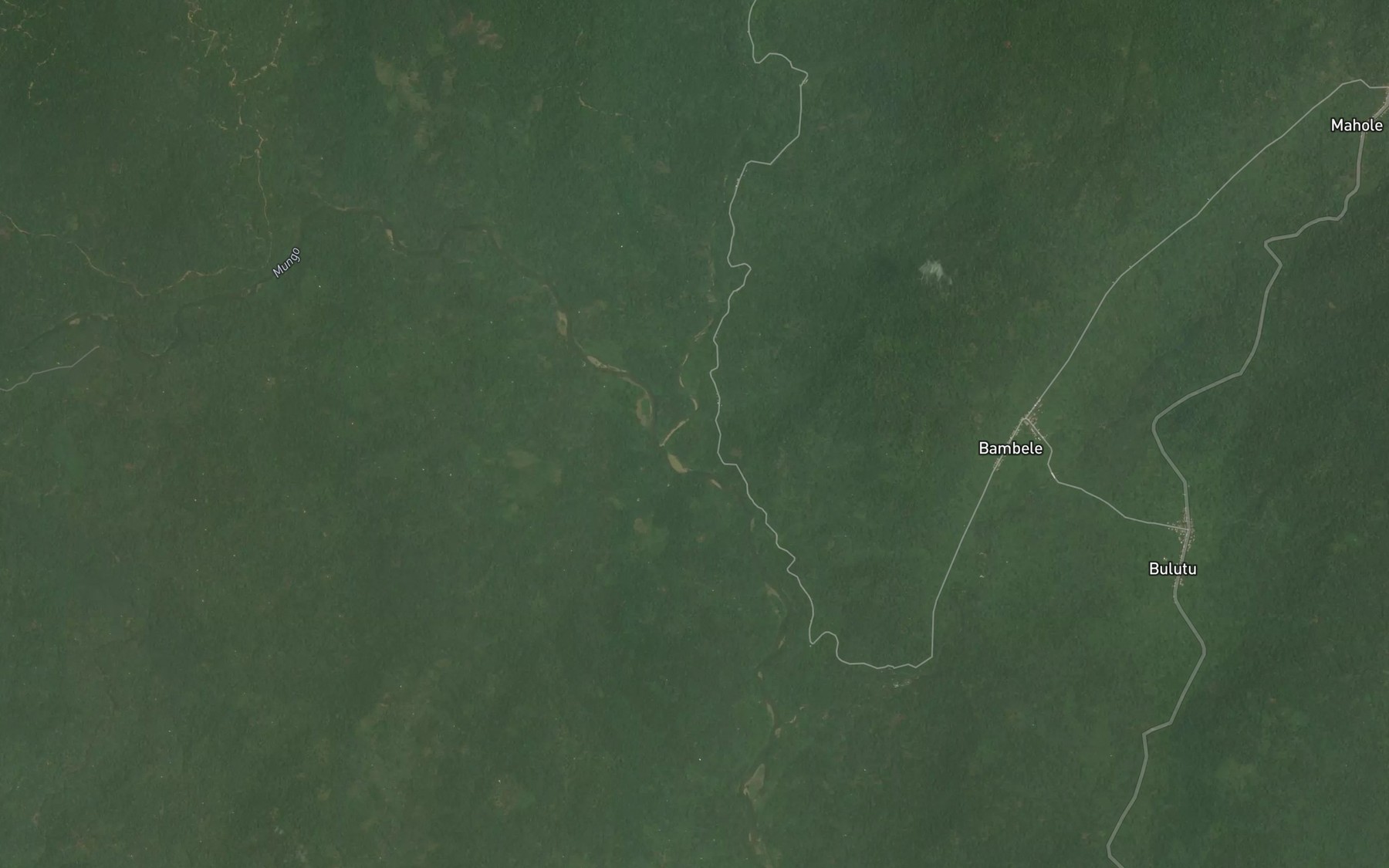 Satellite map of the Tuge