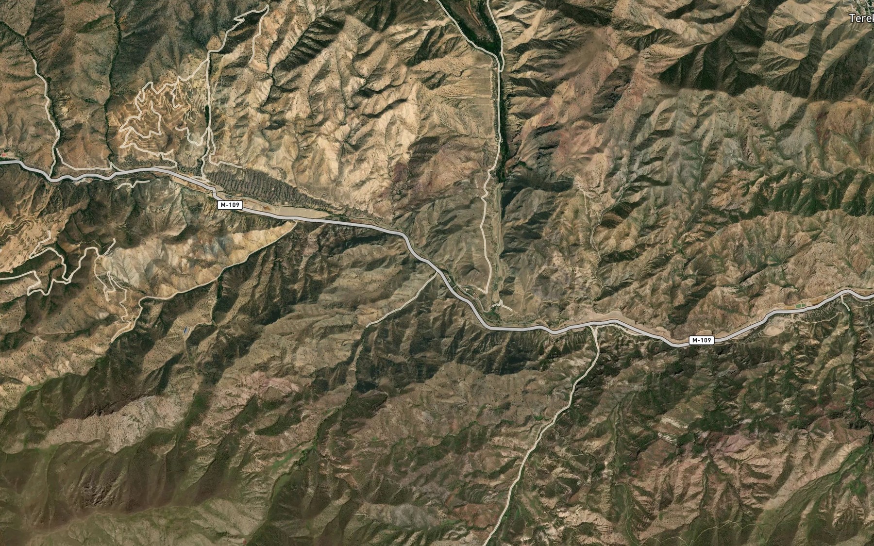 Satellite map of the Taldy-Bulak