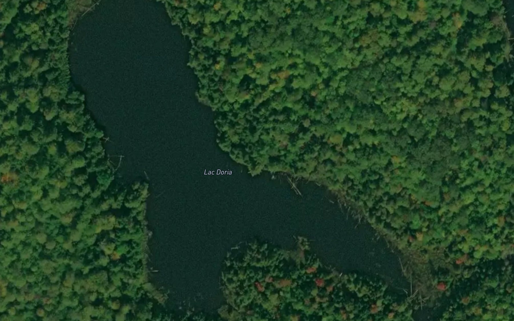 Satellite map of the Lac Doria