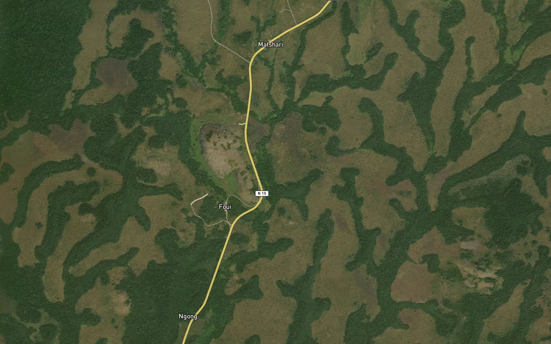 Satellite map of the Lom