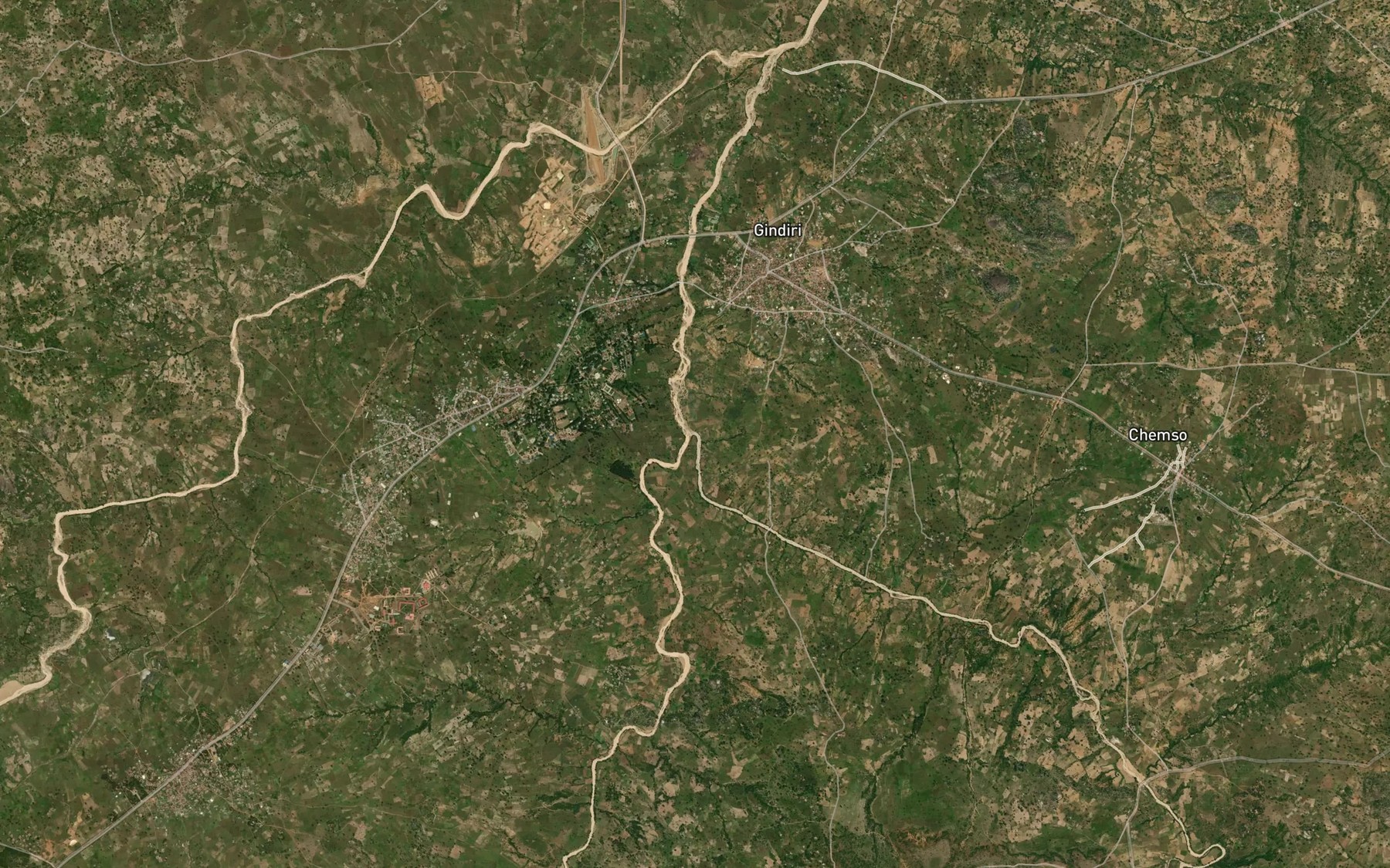 Satellite map of the La-ap